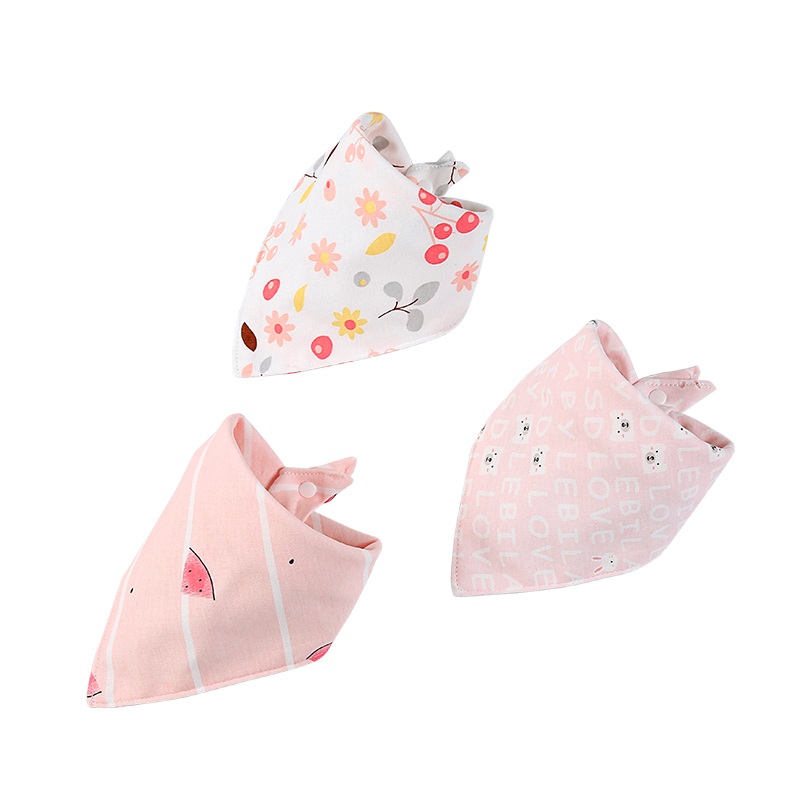 Dry bibs 3-Piece- Floral Garden