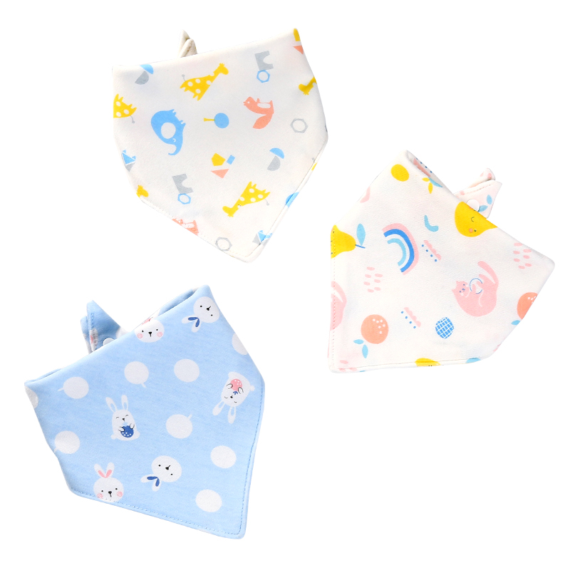 Dry bibs 3-Piece- Cutie Animals