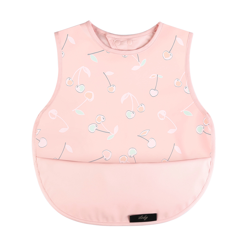 Baby Bibs- Pink Cherry