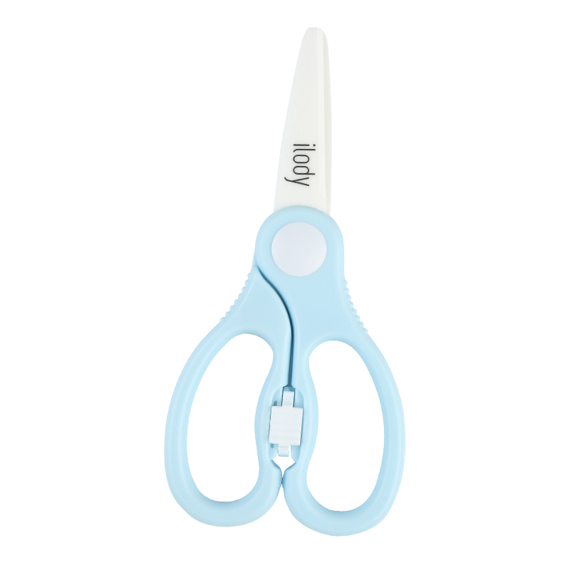 Ceramic Baby Food Scissors- Sky Blue