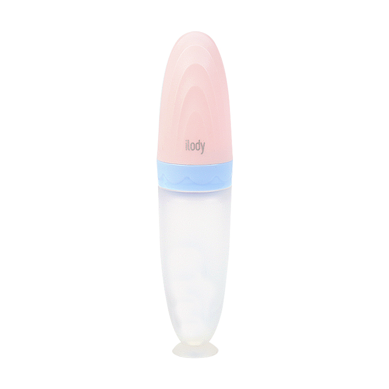 Squeeze Feeding Spoon- Viel Pink