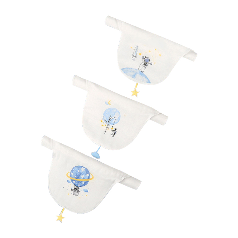 Baby Sweat Absorbent Towel 4 Layers- Walking in Space